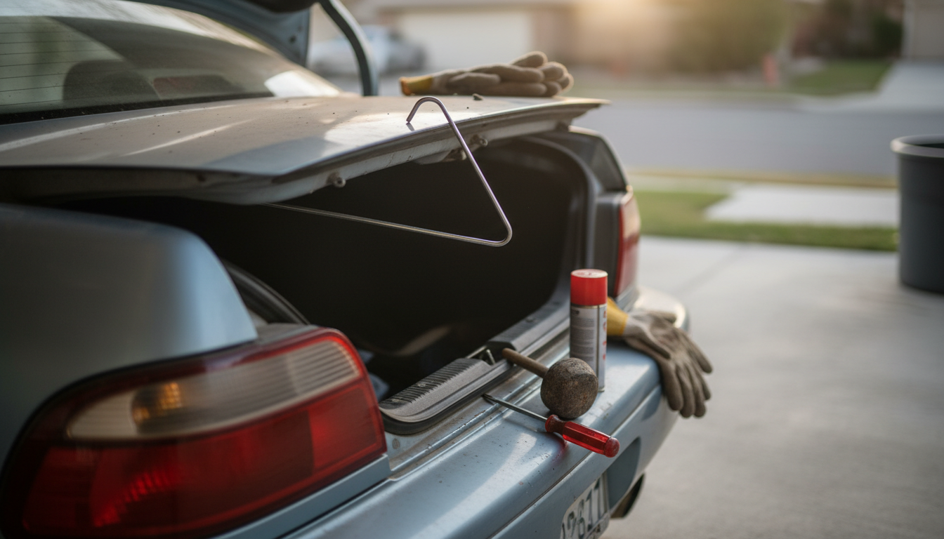 découvrez des astuces simples et efficaces pour ouvrir facilement un coffre de voiture bloqué, sans stress ni frais élevés.