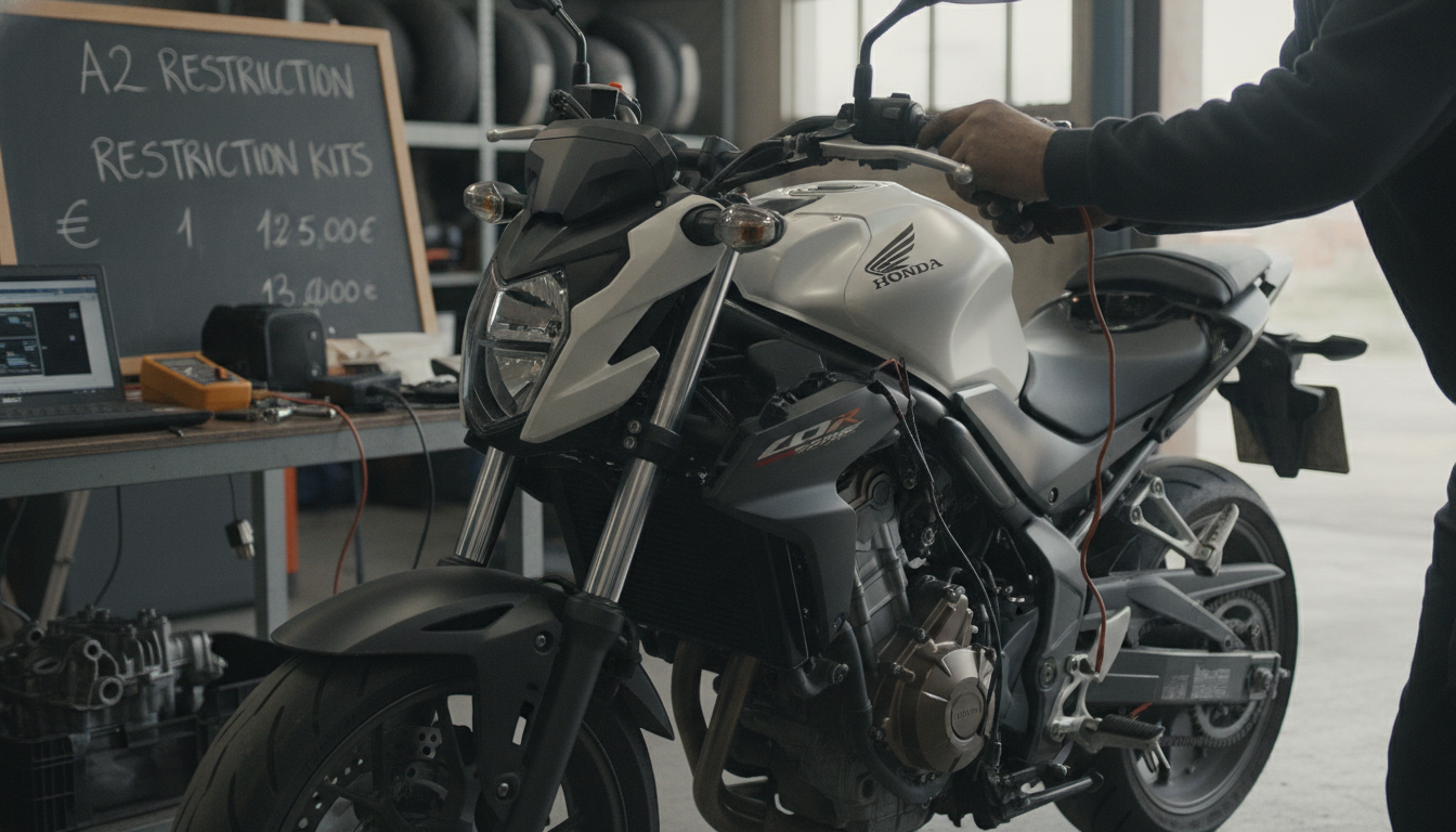 découvrez le coût moyen pour mettre votre moto en conformité avec les exigences du permis a2, incluant les modifications nécessaires et les démarches administratives.