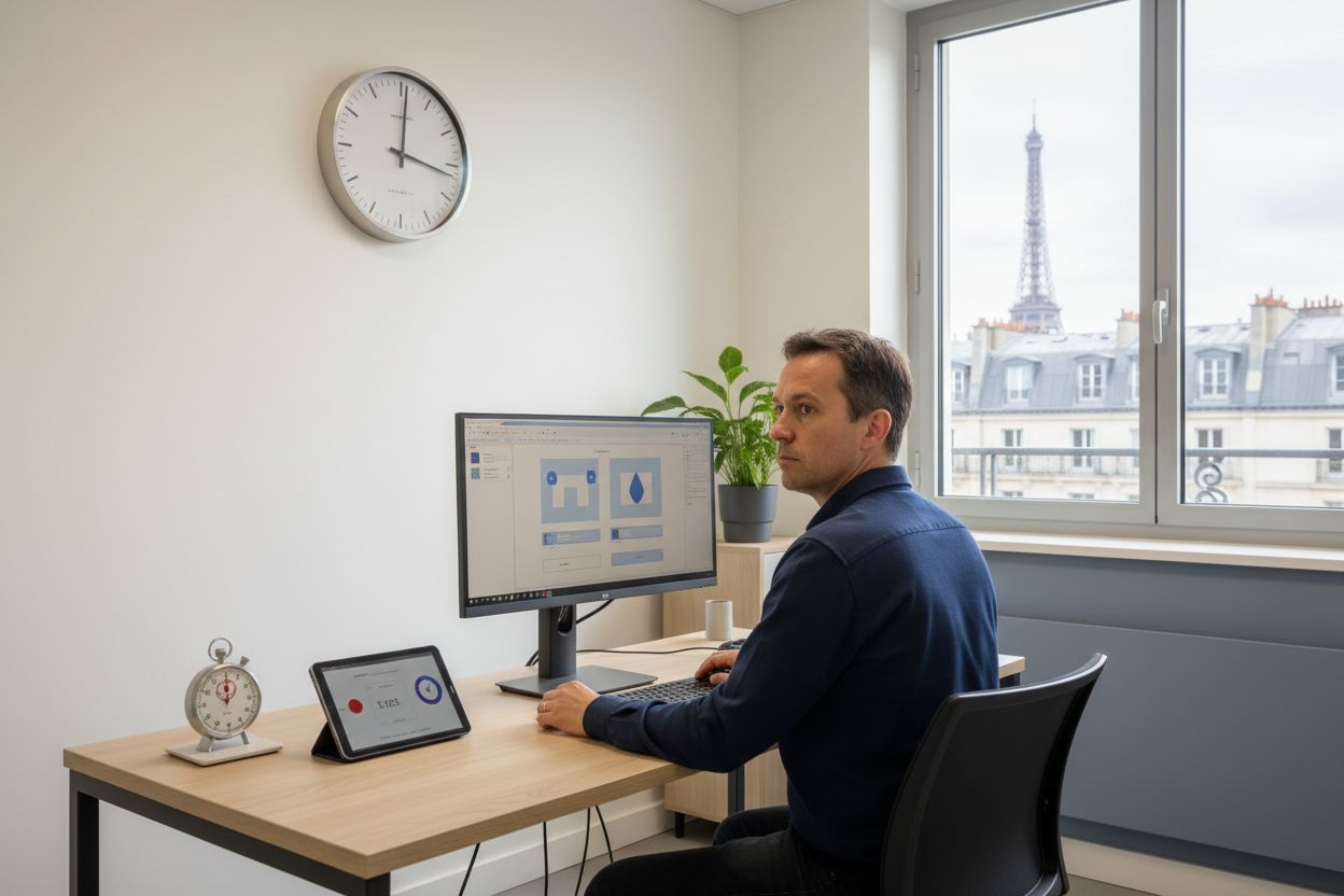 un homme devant son ordinateur